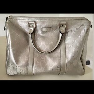 Gucci Boston Handbag Metallic- Limited Edition